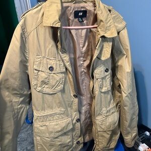 H&M Men's Khaki Field Jacket